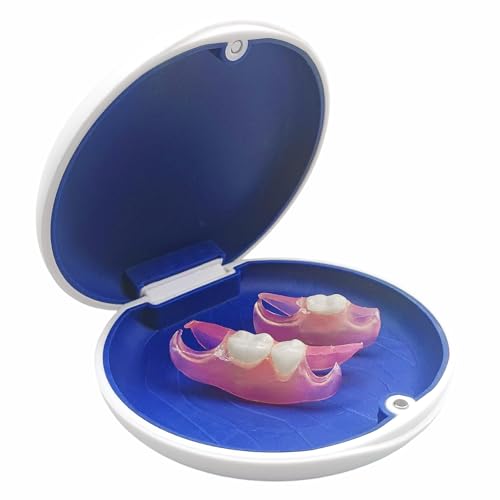 Custom Partial Dentures for Missing Teeth, Removable Dentures for Tooth Replacement, Custom fit Temporary Tooth, Easy to Use, Create Your Perfect Smile at Home (3 Tooth)