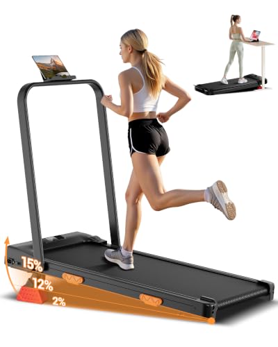 CURSOR Tapis de Marche Inclinable 15% à Triple Amortissement,3.0 HP Walking Pad,Tapis de Course...