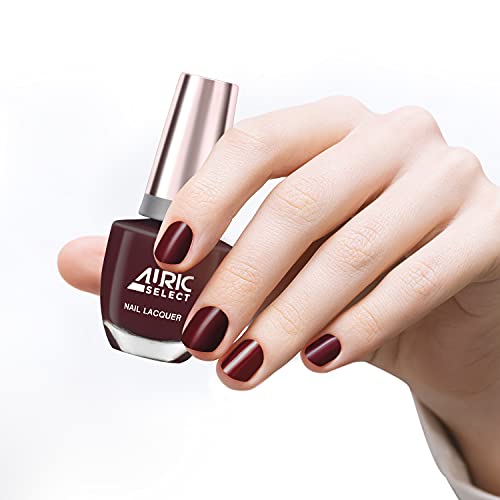 Image of Glossy Nail Lacquer (15ml) I High Shine, 7 Days Long Stay, Chip Resistant, Quick Drying Nail Colour I Vegan & Non-Alcoholic (Dragon Berry)