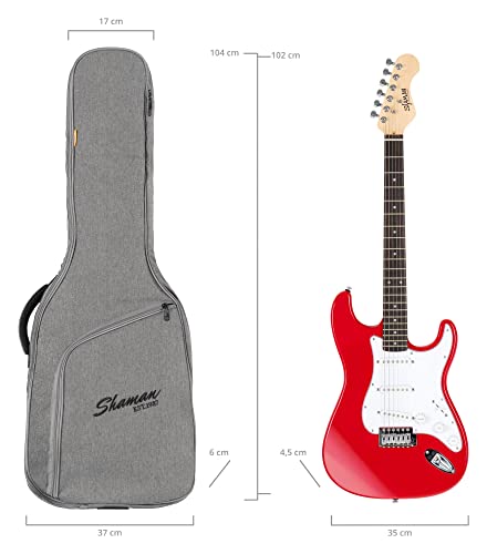 Shaman EGB-102 GY Premium-Line Housse pour guitare électrique grise - Les Beatles, Paul McCartney, John Lennon, RIngo Starr, George Harrison Shaman EGB-102 GY Premium-Line Housse pour guitare électrique grise – Image 3