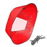vela kitesurfing La vela de kayak es fácil de instalar y desinstalar. Solo tienes que atar la parte inferior de la vela al kayak y atar el extremo superior de la cuerda a la popa. También puedes ajustar el ángulo de la vela para ajustar la resistencia al viento y la dirección hacia adelante.