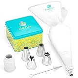 ✅ KIT APTO PARA USO PROFESIONAL: Tanto la manga pastelera como las boquillas han sido diseñadas con refuerzos, para evitar deformaciones y roturas, incluso en las condiciones de uso más extremas. Todos los materiales utilizados son de alta calidad, asegurando una durabilidad de por vida.