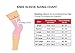 Doctor Developed Ladies Pink Knee Brace/Knee Compression Sleeve/Knee Support for Women & Handbook - relief for Arthritis, Tendonitis, Injury support, & Running (Medium)