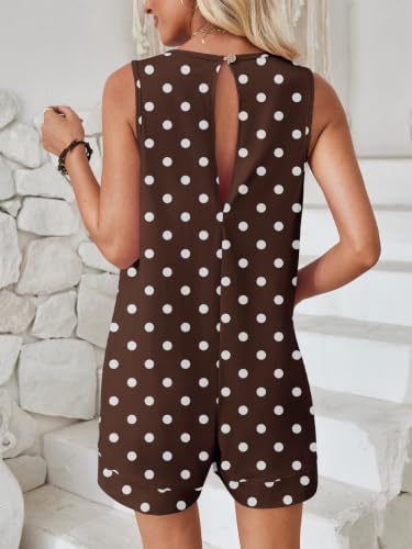 VUTRU Rompers for Women Summer Short Jumpsuits Casual Loose Fit Maternity Romper Comfy Cotton One Piece with Pockets — view 6