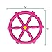 Jungle Gym Kingdom Swing Set Accessories - Pirate Ship Steering Wheel for Kids Outdoor Playhouse, Treehouse & Backyard Playset - Playground Equipment (Pink)