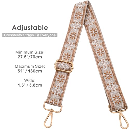 Image of Replacement Purse Strap Shoulder Strap Adjustable Crossbody Strap for Women Crossbody Wide Shoulder Bag