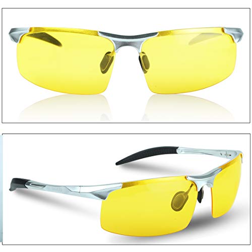 DUCO Night-vision Glasses Polarized Night Driving Men's Shooting Glasses2
