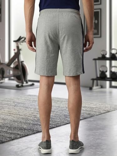 Image of Lux Cozi Men's Cotton Regular Fit Solid Shorts with Side Pockets | Shorts for Men | Pack of 1