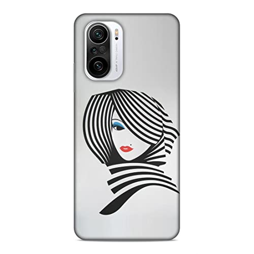 Image of Printed Mobile Back Hard Case Cover for Xiaomi Redmi 11X / Xiaomi Redmi 11X Pro /Xiaomi Redmi K40 | Girl, Cute Girl, Eye Lashes, Scarf, Lipstick-2197
