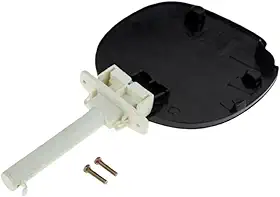 Tampa da aba de enchimento do tanque de combustível 7700836756 compatível com Renault para Clio MK2 1998-2005, porta de tampa de gás de substituição direta, peça de automóvel exterior de plástico