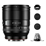 VILTROX AF 56mm F1.2 Pro E Obiettivo per attacco Sony E, obiettivo APS-C grandangolare autofocus da 56mm f/1.2 con motore HyperVCM compatibile con Sony a7IV a7RV a9II a7CII ZVE1 A1 a6700 a6400