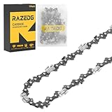 Carbide Chainsaw Chain 16 Inch, 3/8' LP Pitch, .050' Gauge, 55 Drive Links, Fits STIHL 021, MS180, MS210, MS211 and More- S55 (1 Chain)