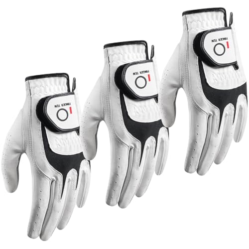 FINGER TEN 3-Pack Cabretta Gloves