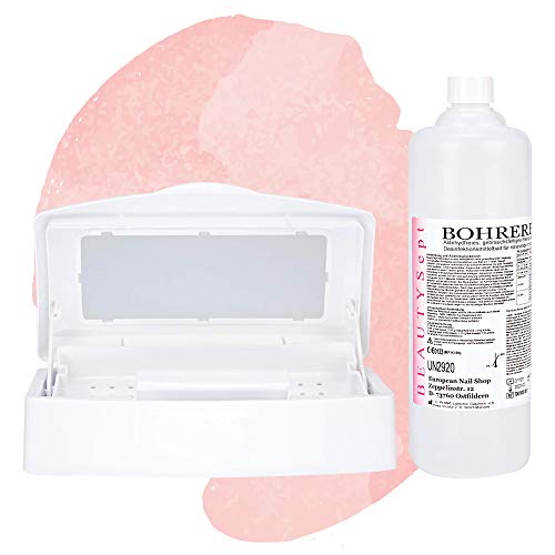 BEAUTYSept Instrumentenaufbereitungs-Set â 1 l Konzentrat + 500 ml Tauchwanne & 2 Spezialbürsten â CE-zertifiziertes Medizinprodukt Kl. II b