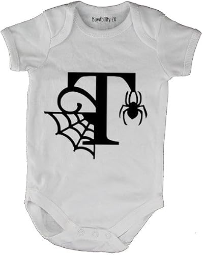 T - Halloween Spiderweb - Baby Grow