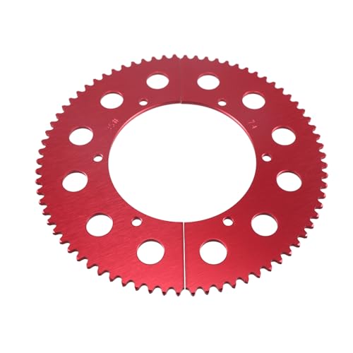 #35 Chain 74 Tooth Split Sprocket for Predator 212cc 196cc 6.5hp 7.0hp Coleman CT200U BT200X CT100U TrailMaster MB200 MegaMoto B212 Motovox Doodlebug Baja Mini Bike Go Kart Cart Parts