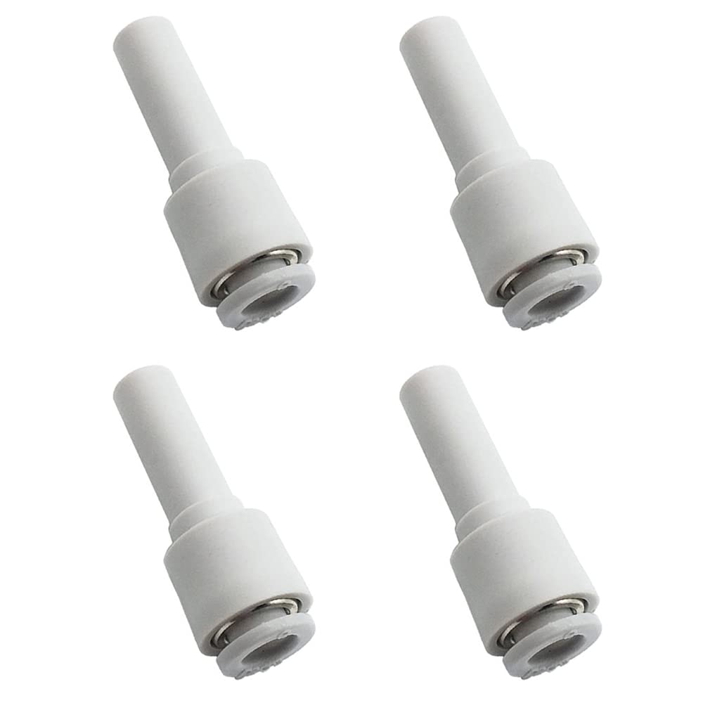 5 Réducteurs De Tige 8mm à 6mm - Raccords Pneumatiques Push-to-connect - PP Et Acier Inox - Pour CNC, Automation