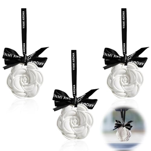 DOVBAN 3 Pièces Diffuseurs D'Huiles Essentielles,Galet Diffuseur Huile Essentielle,Pierre à Parfum D'Ambiance Pour La Décoration Intérieure Cadeau