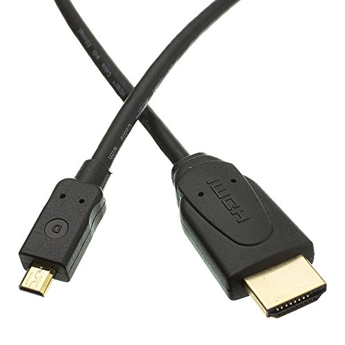 Amzer Micro HDMI High Speed Male To HDMI Male Cable - 5 Feet