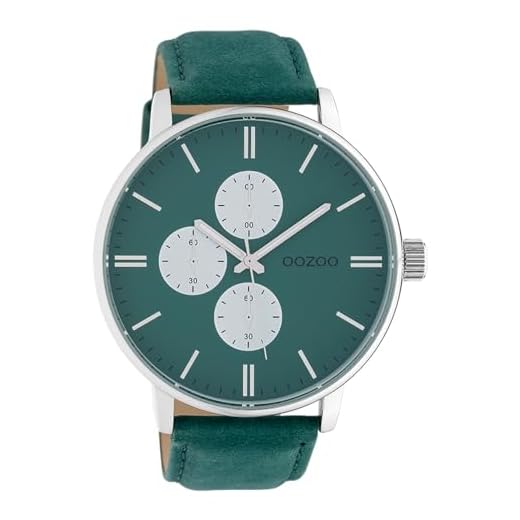 Oozoo XL-Uhr mit Lederband 50 mm C10313