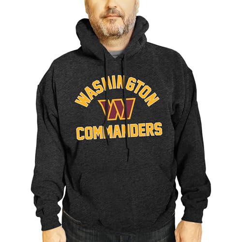 Image of Team Fan Apparel NFL Gameday Hoodie Pullover Sweatshirt for Men and Women | Officially licensed NFL Gameday fleece pullover - kangaroo pocket, ribbed cuffs, drawstring hood, unisex fit