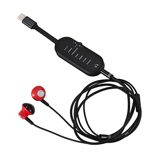 CUHAWUDBA Dispositivo Cambiador de Voz Disfraz de Voz MicróFono del TeléFono para Living/Kids / / PS4 / Phone/iPad/Computer/Laptop/Tablets 7 Efecto de Sonido