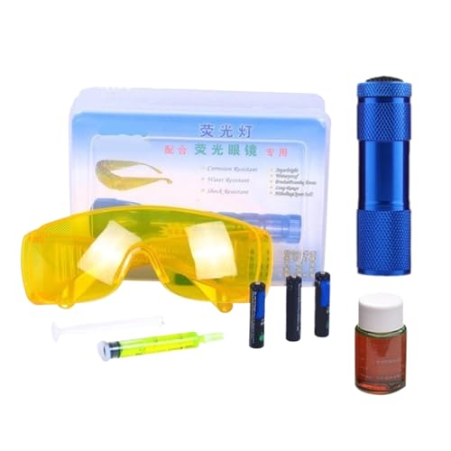 Kit Detector de Fugas de Refrigerante,Juego Herramientas para Pruebas y Detección Fugas Refrigerante | Probador para Congeladores Refrigeradores y Electrodomésticos