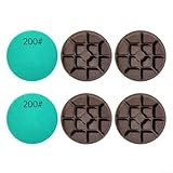 CYRENT 7,6 cm 80 mm Trocken-Nass-Polierpads für Granit, Marmor, Beton...