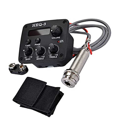 Préampli guitare acoustique GLEAVI égaliseur 3 bandes pour corriger votre son