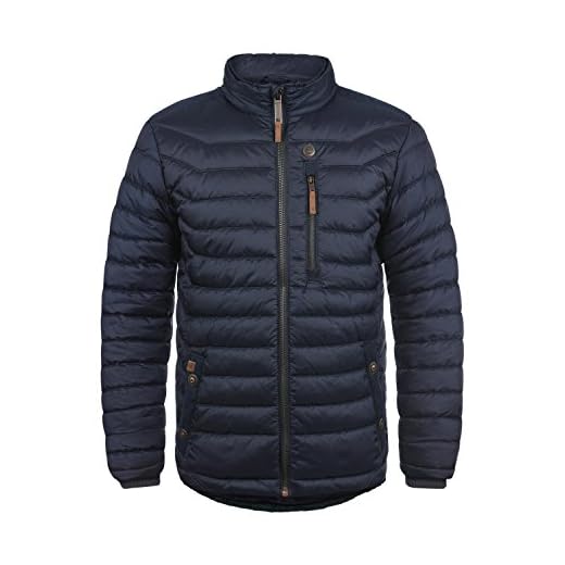 BLEND Cemalo Chaqueta Acolchada De Plumas Cazadora de Entretiempo para Hombre con Cuello Alto, tamaño:S, Color:Navy (70230)