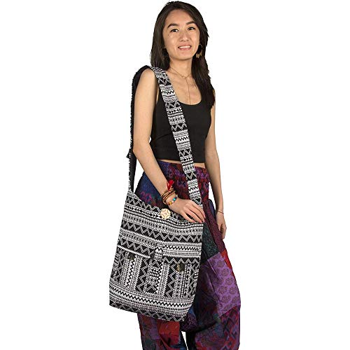 Image of SUVASANA Large Sling Shoulder Bag for Men Women Casual Comfortable Everyday Purse Travel Women's Cross-body Bags