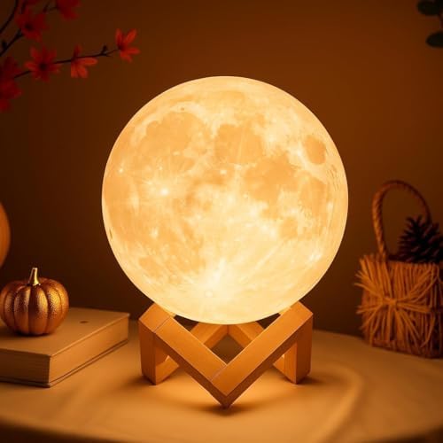 Mydethun Moon Lamp - 4.7' White Elephant Galentine Gifts for Wome...