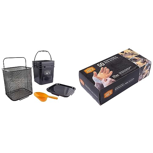 Oklahoma Joe's Pellet Bucket Kit + Disposable BBQ Gloves