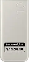 Bateria Externa SAMSUNG EB-P3400 Bege Portátil, Carga Super Rápida 25W, Duas Saídas USB-C 10000 MAH