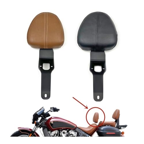 Soutien dossier passager et coussin ergonomique pour moto Scout