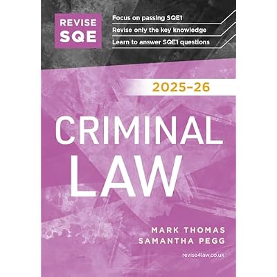 Revise SQE Criminal Law 2025/26 | Revision Guides for SQE1 | Solicitor&rsquo;s Qualifying Exam | Up to date with 2025 Specification