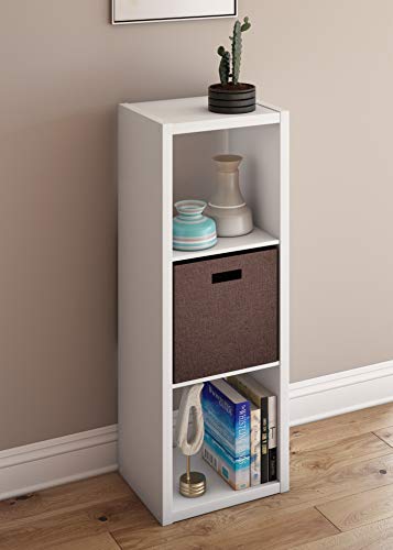 Image of ClosetMaid Decorative Open Back 3-Cube Storage Organizer, White