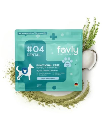 FAVLY DENTAL Zahnpflege Pulver für Hunde 250g gegen Maulgeruch – Ansicht 1