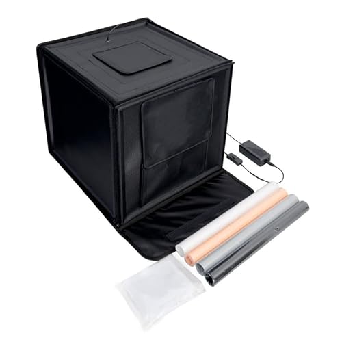Pixapro Light 70X70x70cm Foldable Led Tent Video Streaming Studio Camera Led Photography S For Filming Kit Recording Professional Product Photography Booth (70Cm)