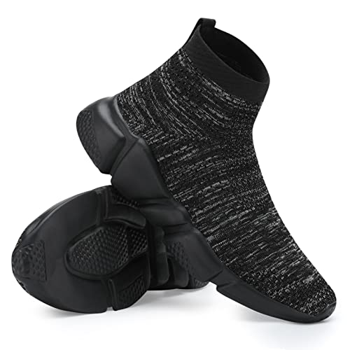 Image of Casbeam Men's Running Knit Comfortable Lightweight Breathable Casual Sports Shoes Fashion Sneakers Slip-On Walking Shoes