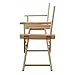 Casual Home 18-Inch Director Chair, Natural Frame