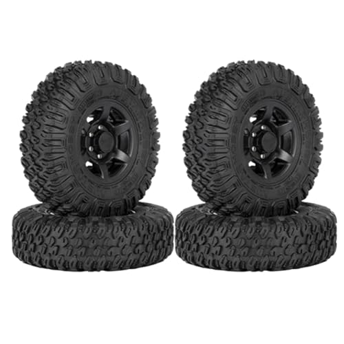 Pneus 1.55 Pouces Antidérapants pour Éviter le Patinage des RC Crawler Tamiya CC01