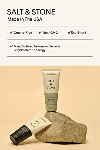 Salt & Stone Spf 30 Natural Mineral Sunscreen Lotion With Zinc Oxide. Broad Spectrum Sun Protection That Sinks In Effortlessly And Is Water Resistant. Reef Safe & Cruelty Free (3 Fl Oz) #TOP6
