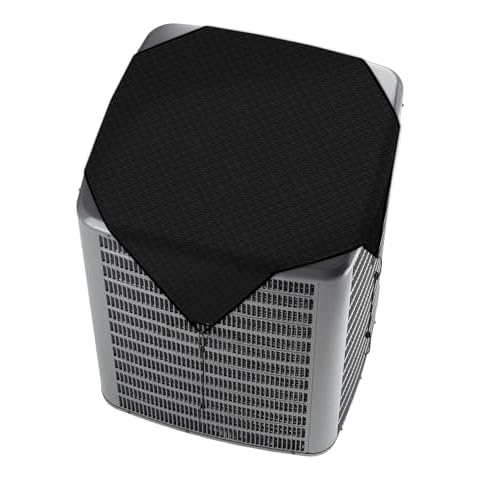 Windscreen4less 36"x36" A/C Unit Cover Winter Waterproof Air Conditioner Compressor Condenser Cover with Bungee Cords for Outside Cover