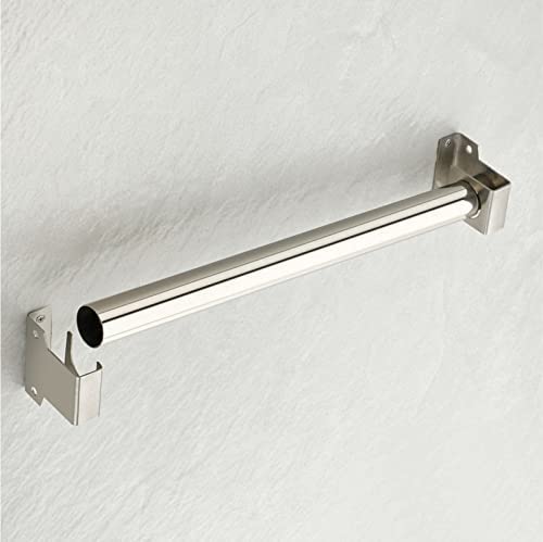 Image of Soul Craft Stainless Steel 25 mm Curtain Rod Universal Wall to Wall Bracket for Door and Windows with Complete Fittings Pack of 10 Pair [ 20 Pcs ]