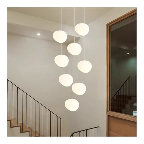 Lustre d'escalier LED moderne de 250cm pour l'éclairage de salle à manger