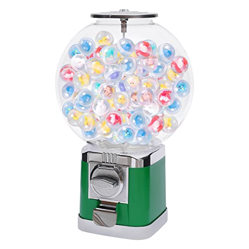 MhdunueSK Big Bubble Gumball Machine,Vending Machines for Business,Machine Capacity 500 Pieces 1.26inch Ball or Candy,for Selling Small Capsule Toys Candy (LM-202B Green)