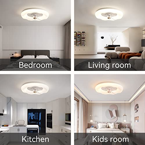 Ventilateur de plafond réversible été hiver à éclairage LED
