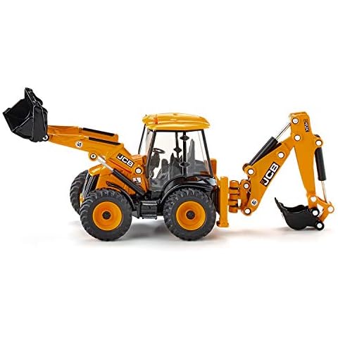 Retrocargadora JCB 4CX de SIKU, escala 1:50, amarillo Cover
