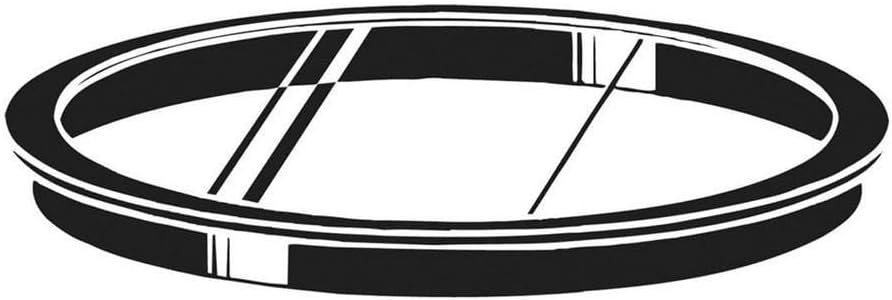 Kichler 6" Accessory Lens in Black, 9536BK